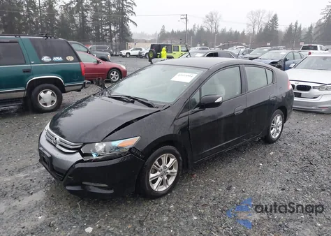 2010 Honda Insight Ex from USA, damaged, VIN JHMZE2H72AS031034